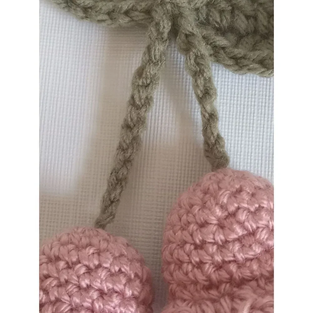 Handmade Crochet Acrylic Lily of the Valley Adjustable Hanging Vine Decoration